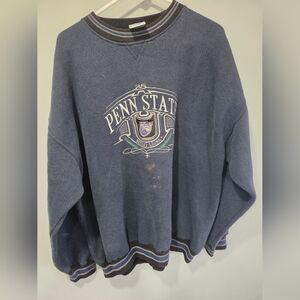 Vintage 90s Midwest Embroidery NCAA Penn State Nittany Lions Crewneck Embroidere